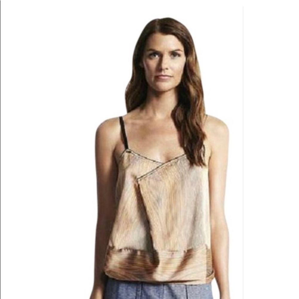 📌 Derek Lam for Design Nation Rio De Janeiro Woodgrain Cami Tank